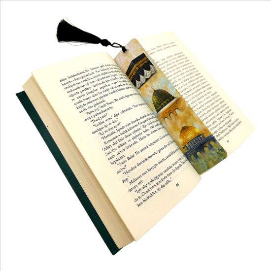 Kâbe, Mescid-i Aksa, Mescid-i Nebevi Baskılı Kitap Ayracı