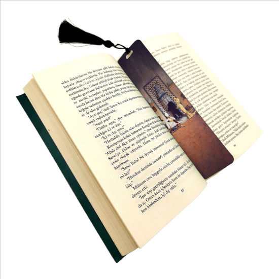 Osman Hamdi Bey- Kahve Ocağı Tablosu Baskılı Kitap Ayracı