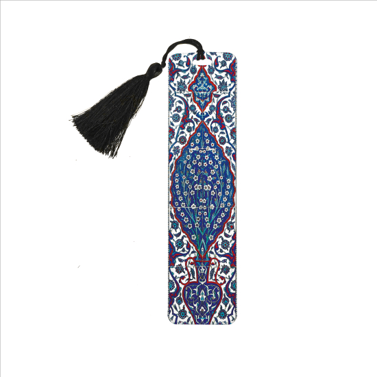 Rüstem Paşa Camii Hayat Ağacı Çini Deseni Baskılı Kitap Ayracı