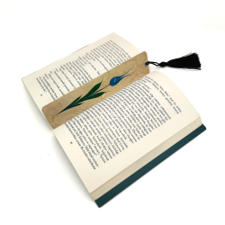 Ebru Baskılı Kitap Ayracı