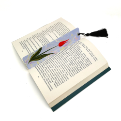 Ebru Baskılı Kitap Ayracı