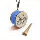 Personalized with Name, with Balloons  Printed Leather Kids' Drum - Blue