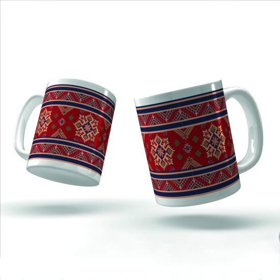 Halı MotifleriPrinted Porcelain Ceramic Mug