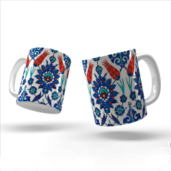 Çini DeseniPrinted Porcelain Ceramic Mug