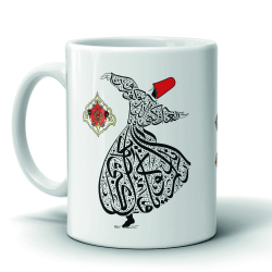 Mevlana'nın 7 Öğüdü (İngilizce)Printed Porcelain Ceramic Mug