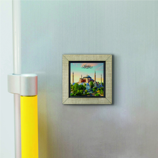 Ayasofya Printed Wooden Magnet