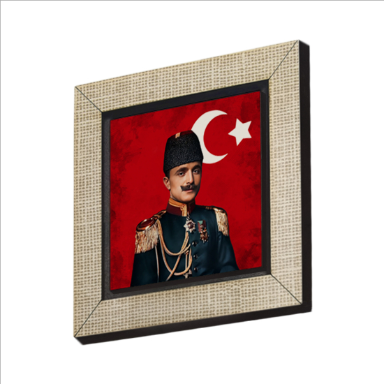 Enver Paşa Printed Wooden Magnet