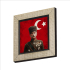 Fahreddin Paşa Baskılı Ahşap Magnet