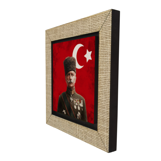 Fahreddin Paşa Baskılı Ahşap Magnet
