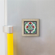 İznik Çini Deseni Printed Wooden Magnet