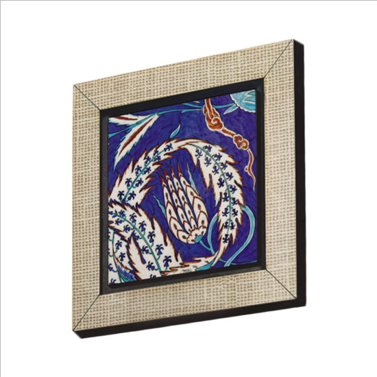 Laleli Çini Deseni (Rüstem Paşa Camii) Printed Wooden Magnet