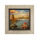 İstanbul Kız Kulesi Manzarası Printed Wooden Magnet