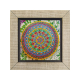 Mandala Desen Baskılı Ahşap Magnet
