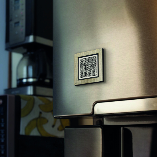 Ayet-el Kürsi Baskılı Ahşap Magnet