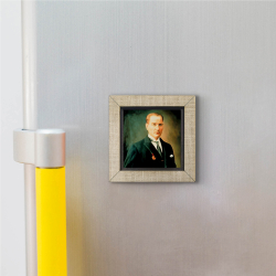 Atatürk Printed Wooden Magnet