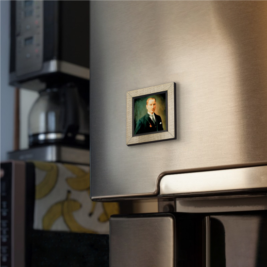 Atatürk Printed Wooden Magnet