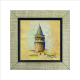 Galata Kulesi Printed Wooden Magnet