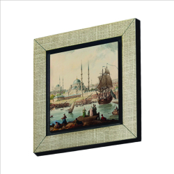 18. Yüzyılda İstanbul: Yeni Camii ve Haliç Baskılı Ahşap Magnet