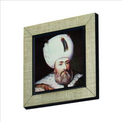Kanuni Sultan Süleyman Printed Wooden Magnet