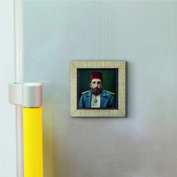 2. Abdülhamid  Printed Wooden Magnet