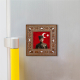 Fahreddin Paşa Printed Mother-of-Pearl Effect Wooden Magnet
