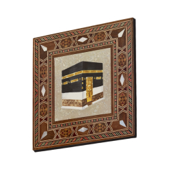 Kabe Görseli Printed Mother-of-Pearl Effect Wooden Magnet