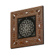 Mother-of-Pearl Inlay Work on Murad IV's Ebony Throne at Topkapi Palace Printed Mother-of-Pearl Effect Wooden Magnet