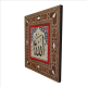 "Allah (C.C.)" Printed Mother-of-Pearl Effect Wooden Magnet