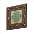 Ayet-el Kürsi Printed Mother-of-Pearl Effect Wooden Magnet