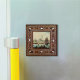 18. Yüzyılda İstanbul: Yeni Camii ve Haliç Printed Mother-of-Pearl Effect Wooden Magnet