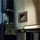 İstanbul Kedisi  Printed Mother-of-Pearl Effect Wooden Magnet