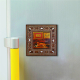 İstanbul Kedisi  Printed Mother-of-Pearl Effect Wooden Magnet