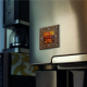 İstanbul Kedisi  Printed Mother-of-Pearl Effect Wooden Magnet