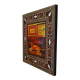 İstanbul Kedisi  Printed Mother-of-Pearl Effect Wooden Magnet