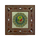 Osmanlı Arması  Printed Mother-of-Pearl Effect Wooden Magnet