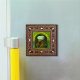 Fatih Sultan Mehmet Printed Mother-of-Pearl Effect Wooden Magnet