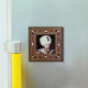Kanuni Sultan Süleyman Printed Mother-of-Pearl Effect Wooden Magnet
