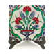 İznik Çini Deseni Printed Wooden Tabletop