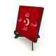İttihad-i İslam Sancağı (Ters Savaş Sancağı) Printed Wooden Tabletop