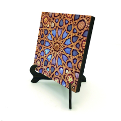 El Hamra Sarayı'ndan Desen Printed Wooden Tabletop
