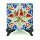 Osmanlı İznik Çini Deseni Printed Wooden Tabletop