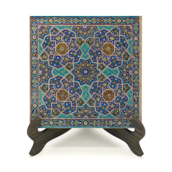 Cuma Cami Çinisi (İran) Printed Wooden Tabletop