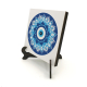 Nazar Boncuklu Desen Printed Wooden Tabletop