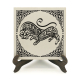 Aslan Formunda Hz. Ali için Dua Printed Wooden Tabletop