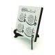 4 Kul (Kafirun, İhlas, Felak ve Nas) Sureleri Printed Wooden Tabletop