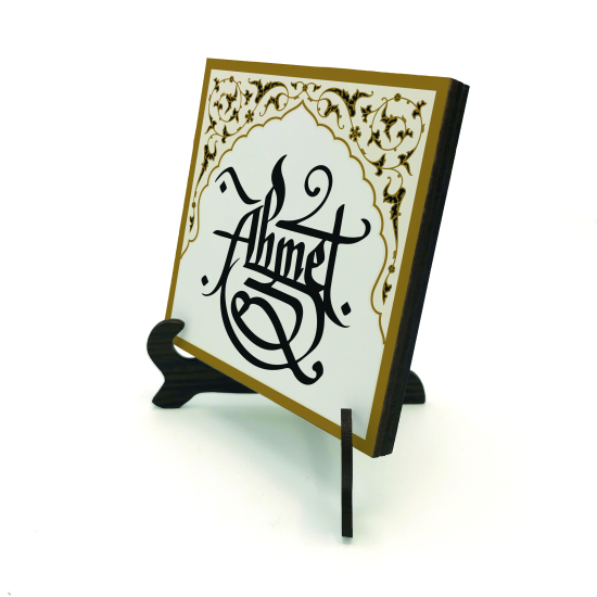 Kenar Deseni / Görsel Wooden Tabletop