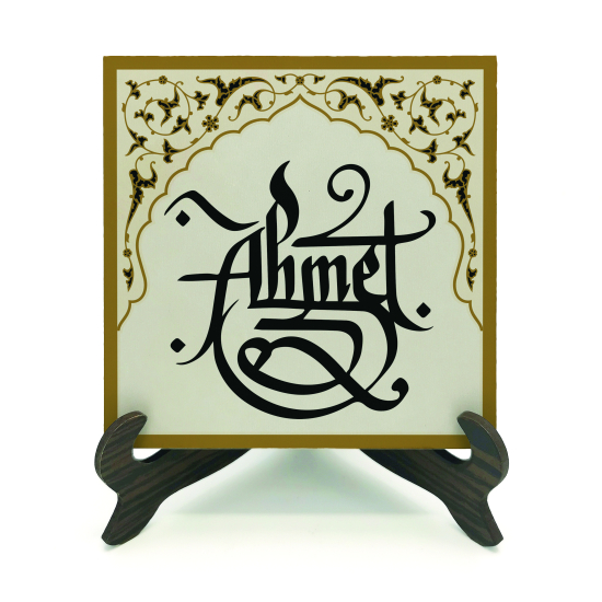 Kenar Deseni / Görsel Wooden Tabletop