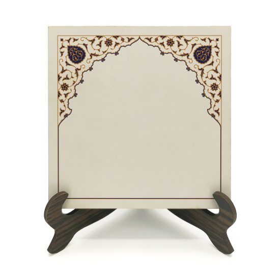 Kenar Deseni / Görsel Wooden Tabletop