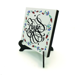 Kenar Deseni / Görsel Wooden Tabletop