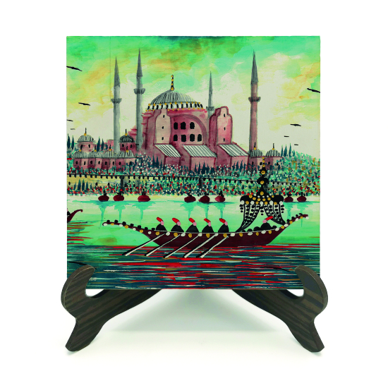 Ayasofya Camii  Printed Wooden Tabletop